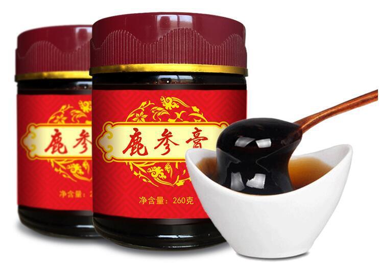 Dầu hươu cái, râu nai đực OEM để chế biến, dầu dán, 300g chai từ nhà máy Shaanxi.