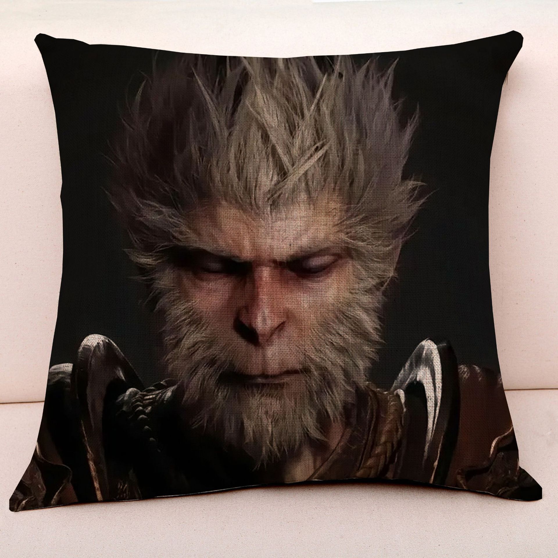 The black mythology around the Goku, customizing the pillow, the photo game creative gift of the sofa by the cushion, the nap pillowcase.