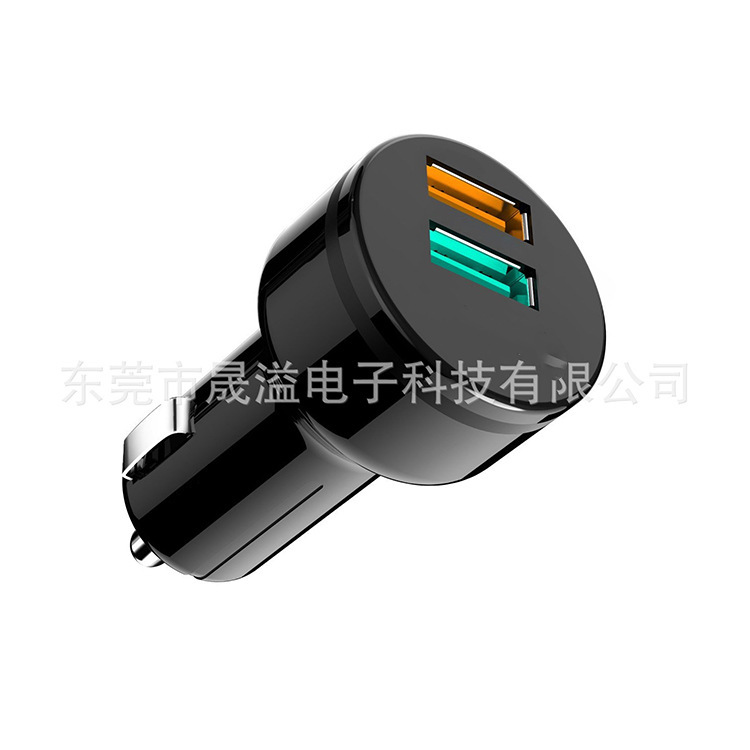 ล้างรายการสินค้า IPEX IPO05QC2. 0 พอร์ตคู่บนกระดานชาร์จด่วน - สีดํา
