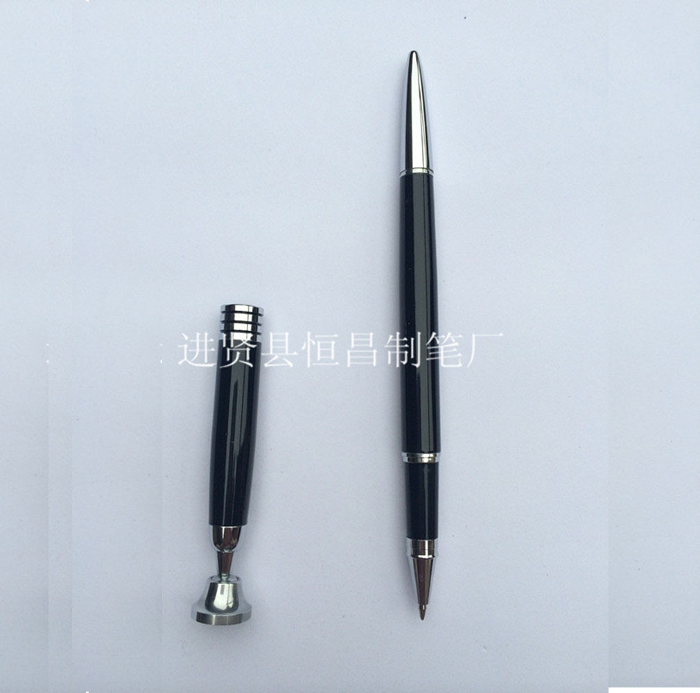 Carved metal pens, desk pens, counter pens.