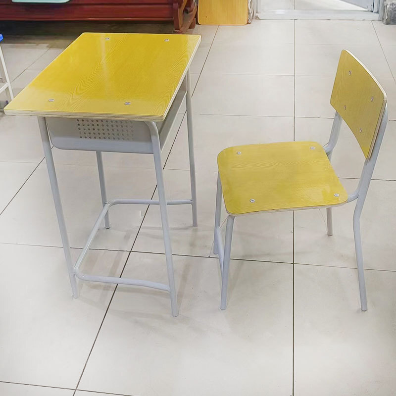 Children ' s chairs in the classroom for pupils in the classroom of a simple family with a single person