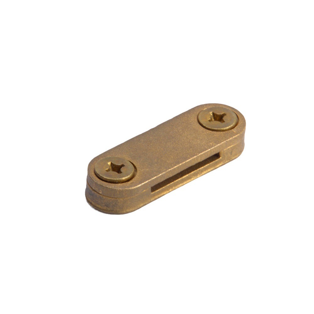 Mine-protected copper DC wire clip, one word, flat belt clip.