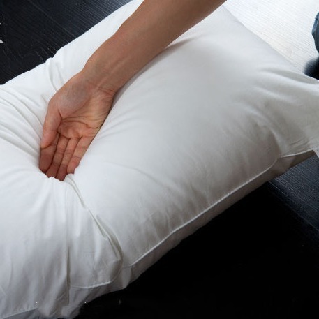 The manufacturer distributes white all-comfort pillows.