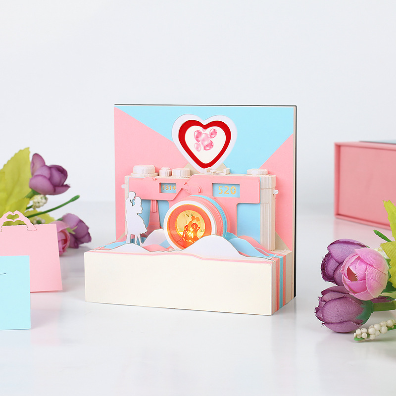 Sign 3d 3d in the name of love and send a girl's creative gift to Valentine's Day.