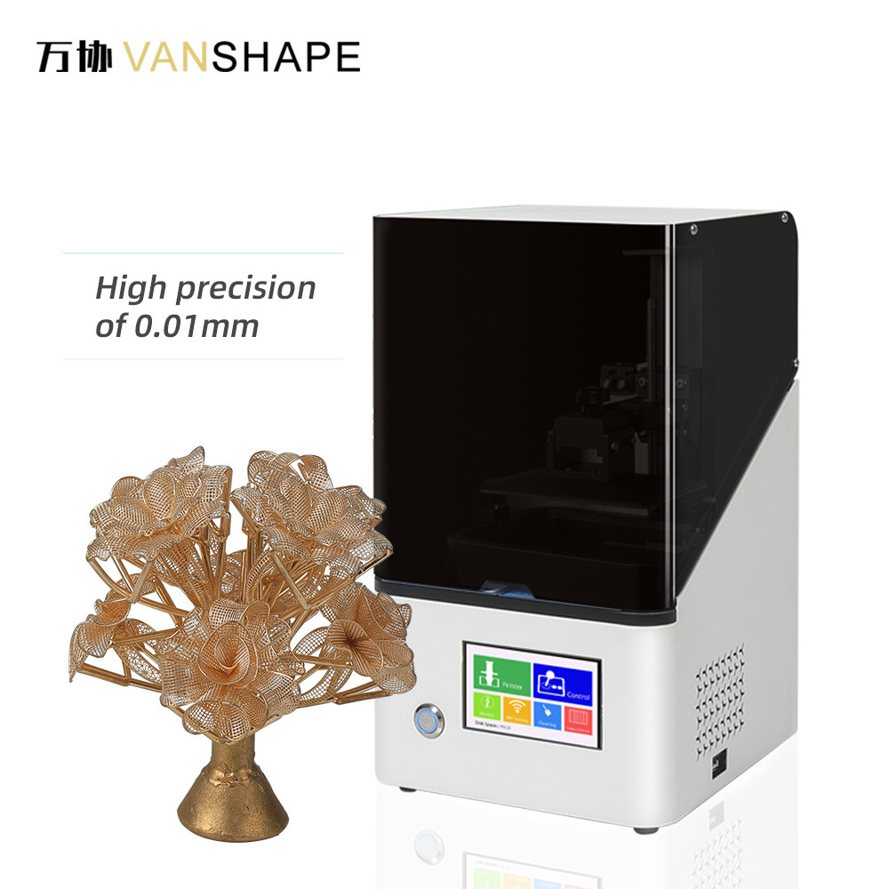 萬協van20光固化3d打印機5.5寸lcd首飾牙科手辦成型桌面級diy套件