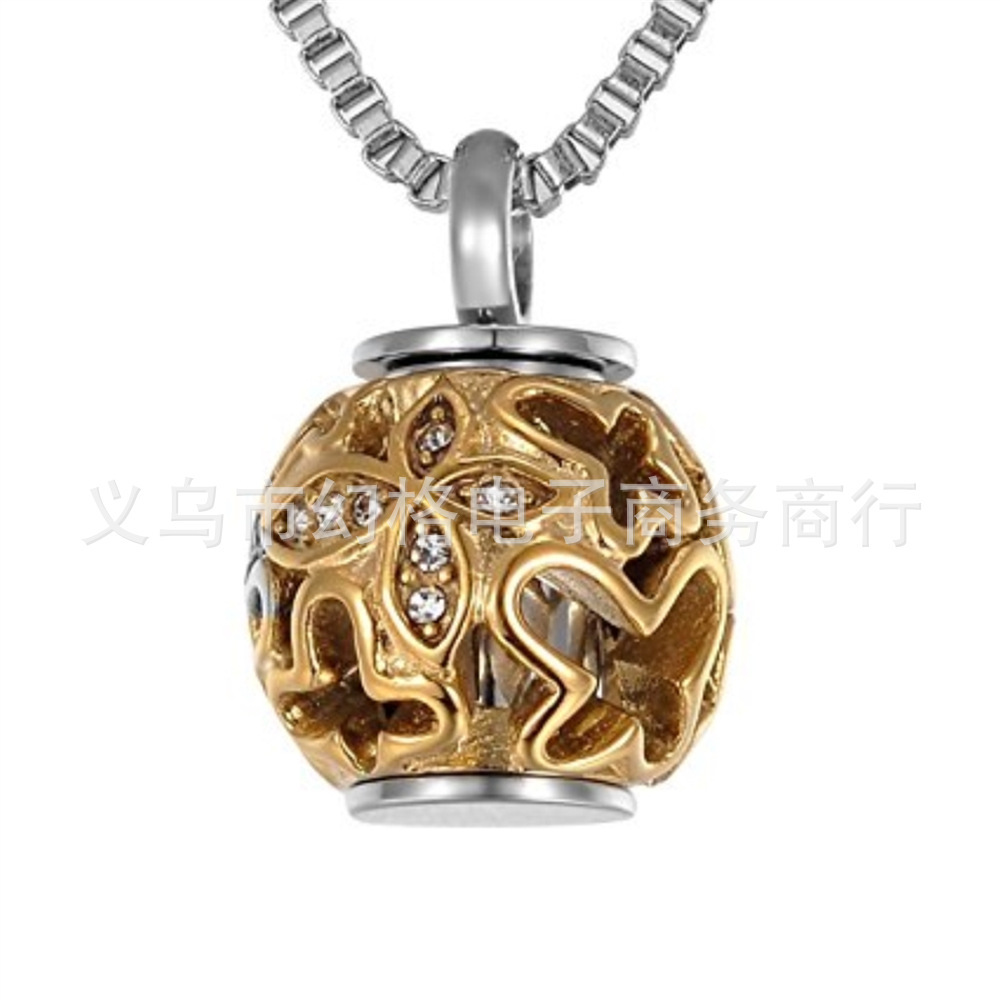 ASH PENDANT Thermal cast urn CREMATION STEL CENTRAL CENTRAL