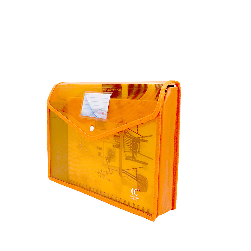 Trong suốt túi tài liệu A4B4 PP từ nút FC: