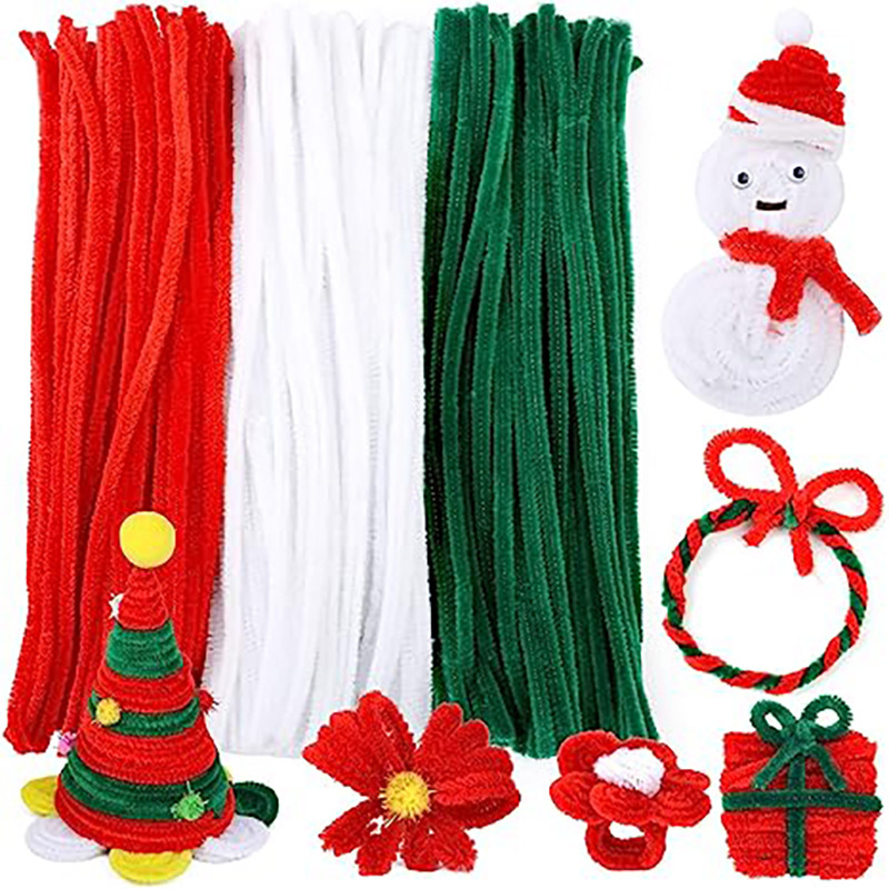 Nghệ thuật làm ống hút Giáng sinh Ống hút trang trí Giáng sinh sáng tạo