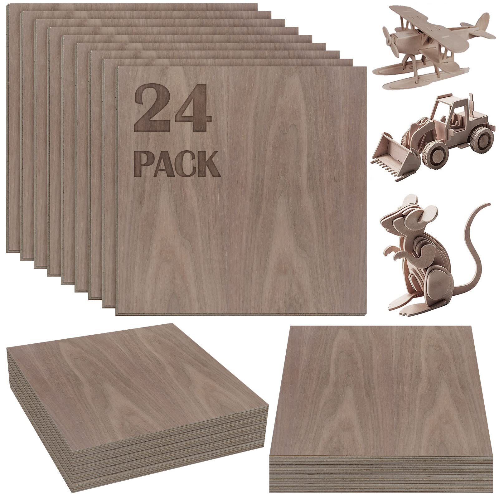 Unfinished wood walnut Plywood Sheets wood burning DIY materials