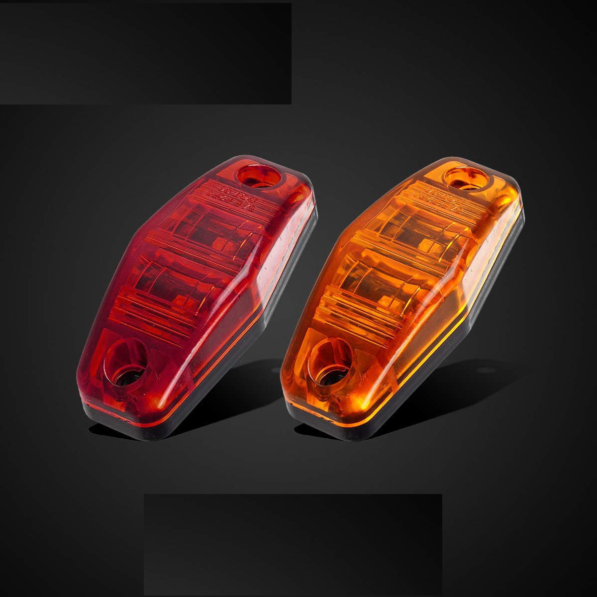 Eight sets of 3.2-inch 3-LED truck taillights.