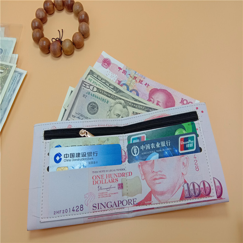 ผู้ผลิตได้ขายธนบัตรหลายอเนกประสงค์ ในกระเป๋าสกุลเงินต่างประเทศ PU และการพิมพ์ การค้าต่างประเทศที่สร้างสรรค์เพื่อขายอะเมซอน