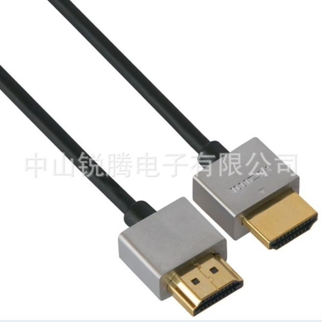 中山工廠細線超細HDMI線糖果線4K 2160P，slim hdmi CABLE 批量