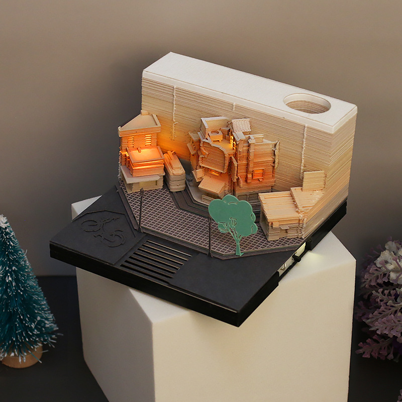 A 3D modeling gift is customised on a stereo building, and a high cultural personal gift is set for placement.