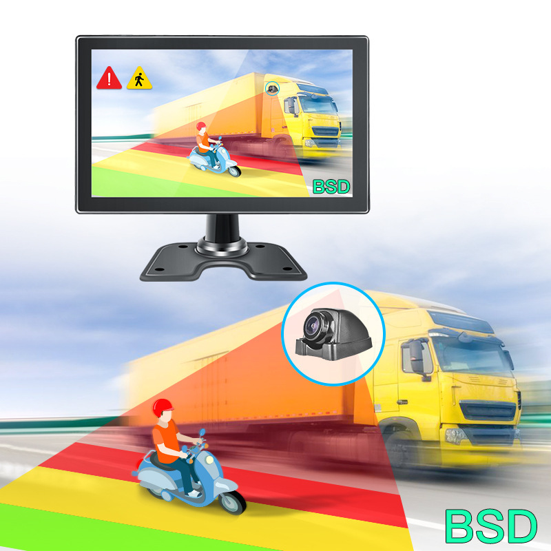 10,1-inch-4 BSD trên bảng giám sát, 1080P HCHD, 2.5D màn hình cảm ứng