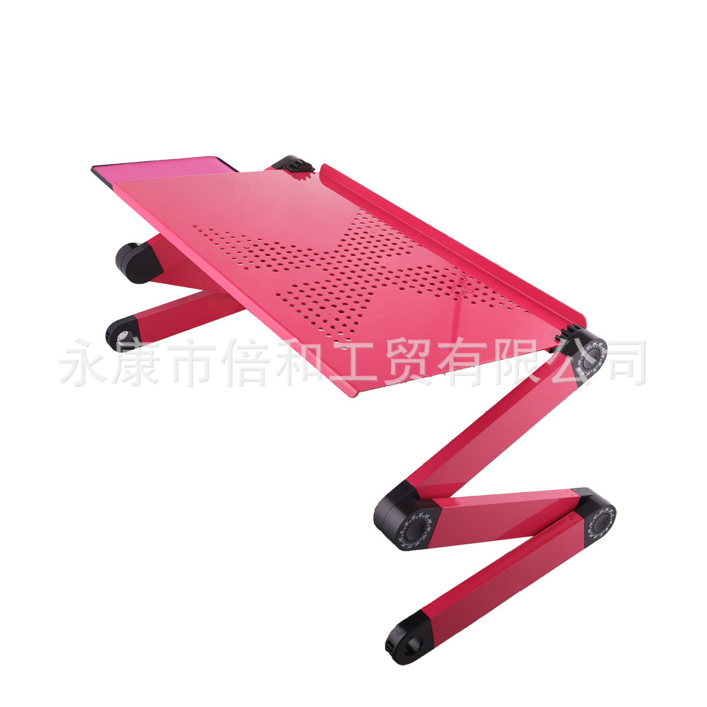 Folding laptop table for aluminum alloy fans