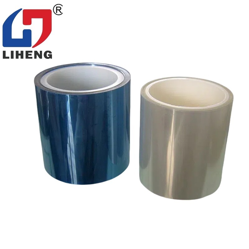 PET single layer of blue silicone protection membrane.