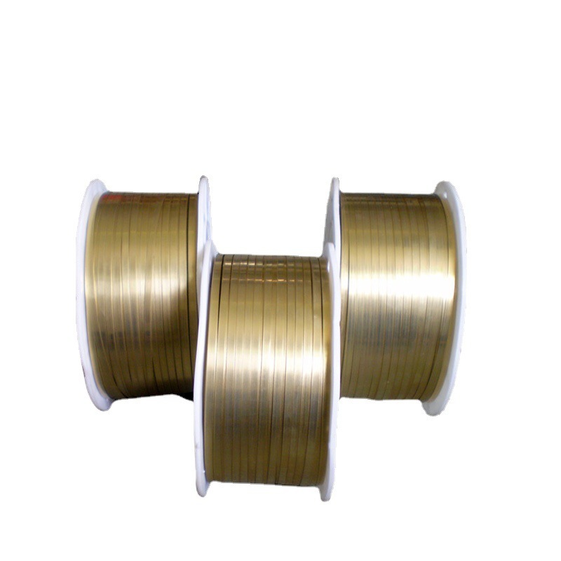 Bronze belts, in bulk and in bulk, for use in copper bands. H65 Bronze belts 4*0.3 mm