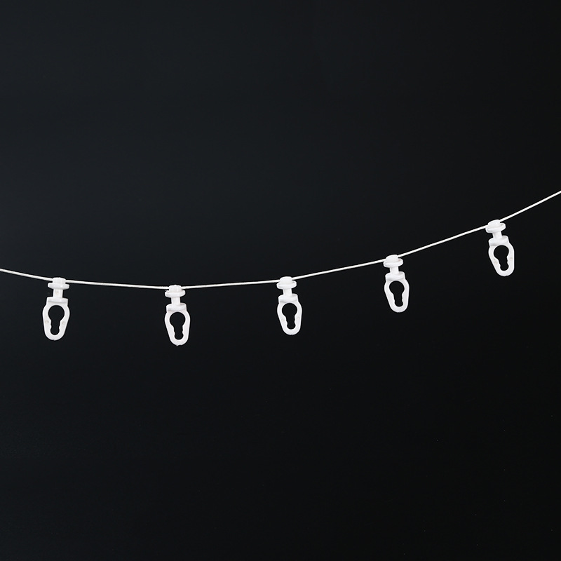 Snake drapes, beads, snake drapes.