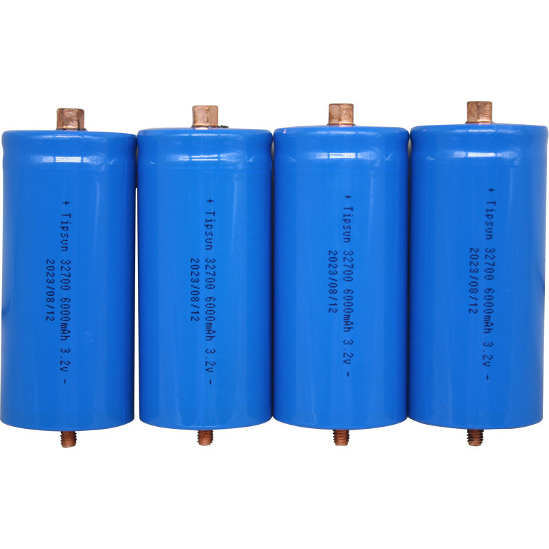 Tipsun morning lithium IFR 32,700 batteries 6000 mAH capacity filled with cylinder lithium batteries