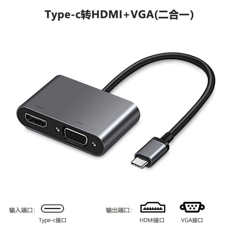 카드 롤러 역에 노트북의 HDMI+VGA 롤러 역 신청에 유형 C