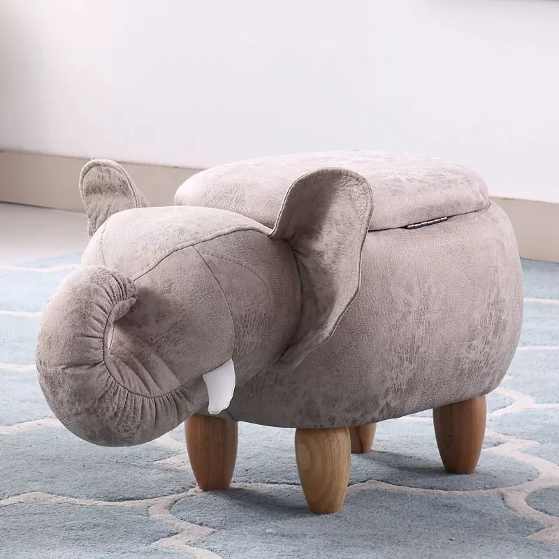 Elephants for shoes, creative sofas, stock stools for tons, shoes, feet.