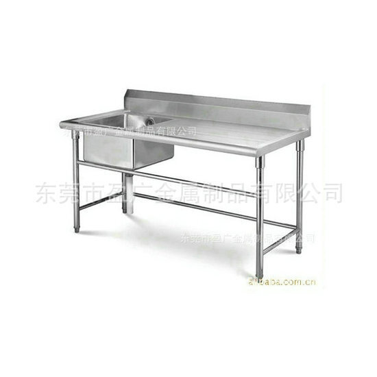 Aluminium workstations, stainless steel workstations, water line workstations, employee workstations