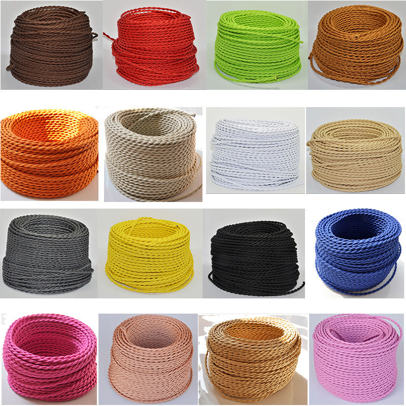 Wholesale colour crochet DIY lamps 2 x 0.75 square Eddie retrogent power lines