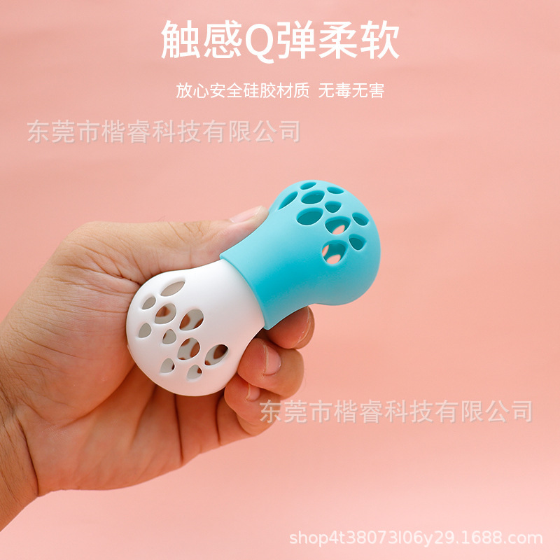 厂家现货 美妆硅胶洗脸扑收纳架化妆粉扑收纳盒 美妆蛋盒