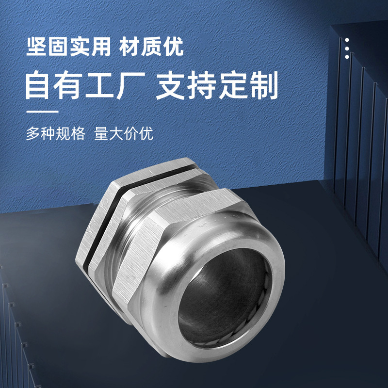 M20 stainless steel 304 cable blast-proof Glen Head waterproof link M25 metal clips close to the plugging letter