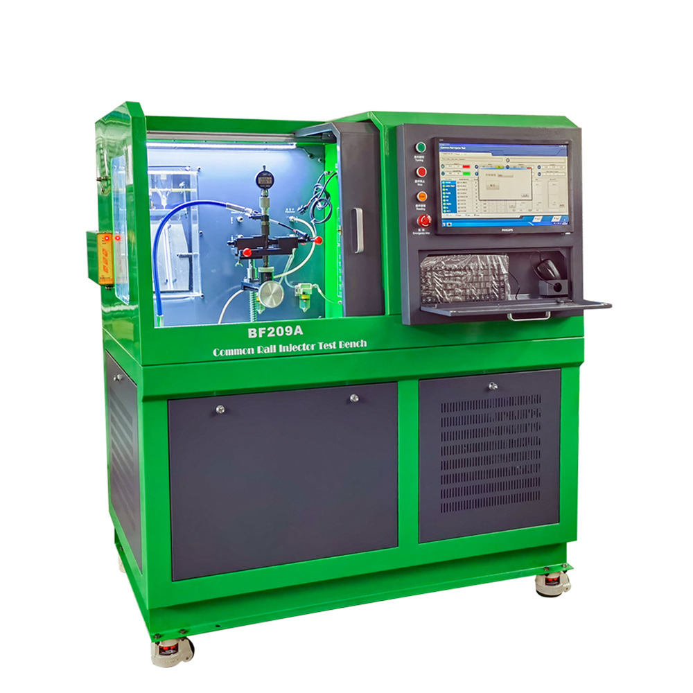 Plant direct to diesel-jet-nozzle test detection equipment for the BF209A high-pressure co-orbit jet test table