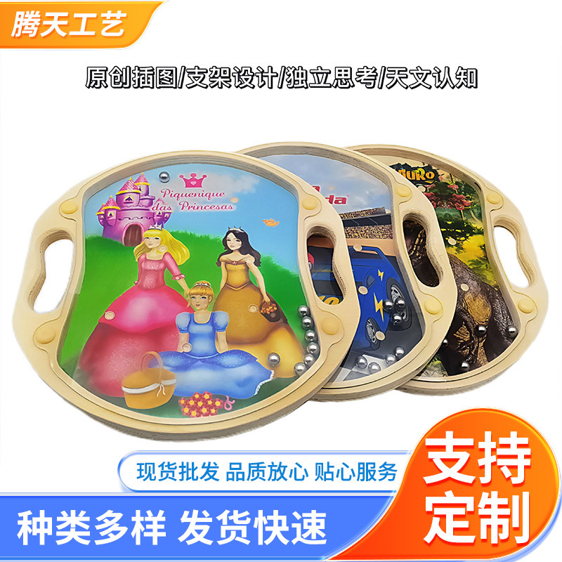 Tùy chỉnh mê cung trẻ em đồ chơi Ziqi để dạy môn đánh bóng gỗ cho các bé trai và bé gái từ 2 đến 8 tuổi