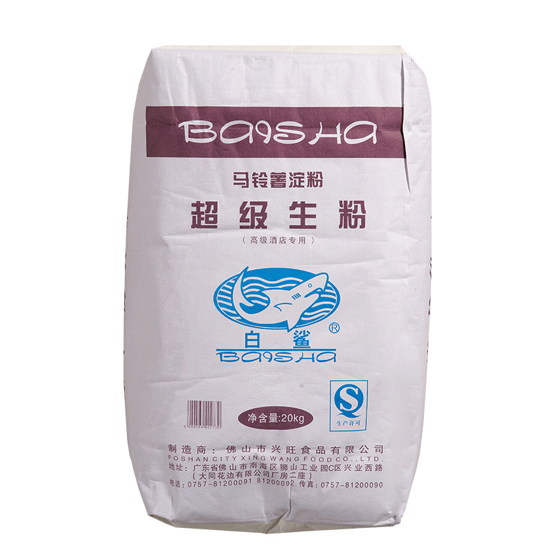 White shark potato powder, porridge, potato starch, 20 kg/bag