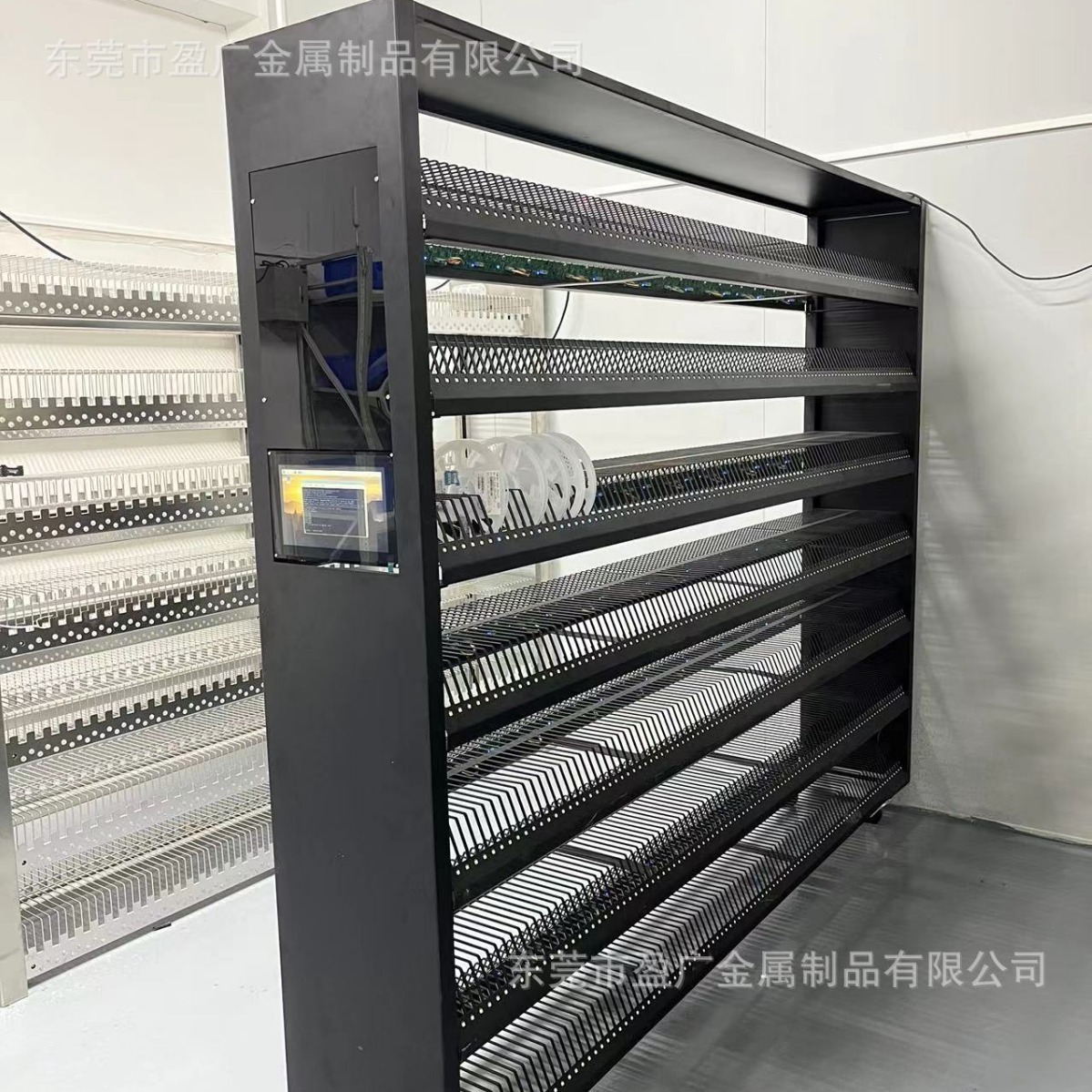 Vendor retail SMT smart racks, smart warehouse racks, scaffolded racks, sensor racks