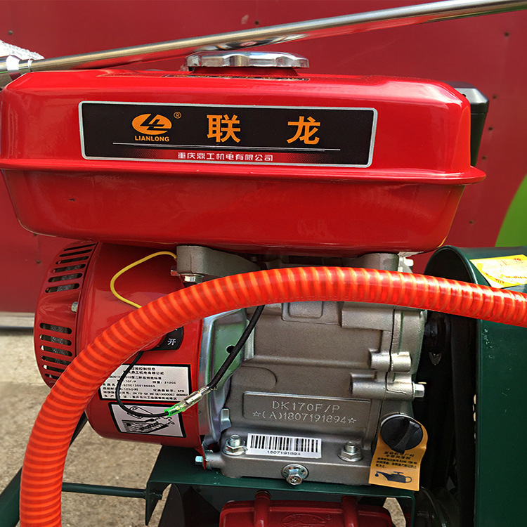 臺灣陸雄手推式打藥機160升高壓農用園林噴霧器汽油打藥車消毒機