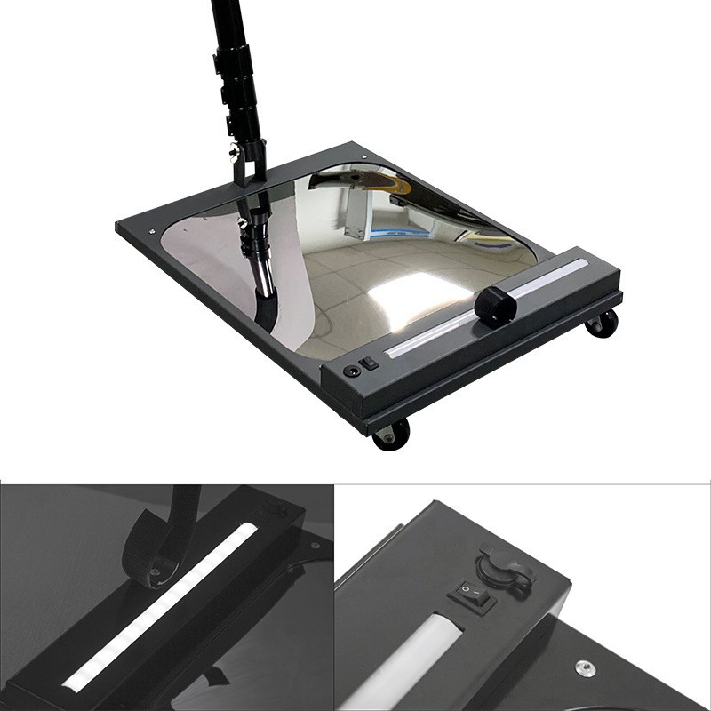 A new V5 rectangular stretcher portable bottom check mirror vehicle detector