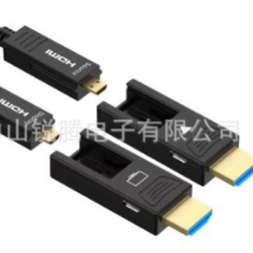 HDMI 섬유 광학 HDMI 사회는 Hdmi 2.0 버전 4K60HZ 텔레비젼 PS5 연결 영사기 고해상을 증명했습니다