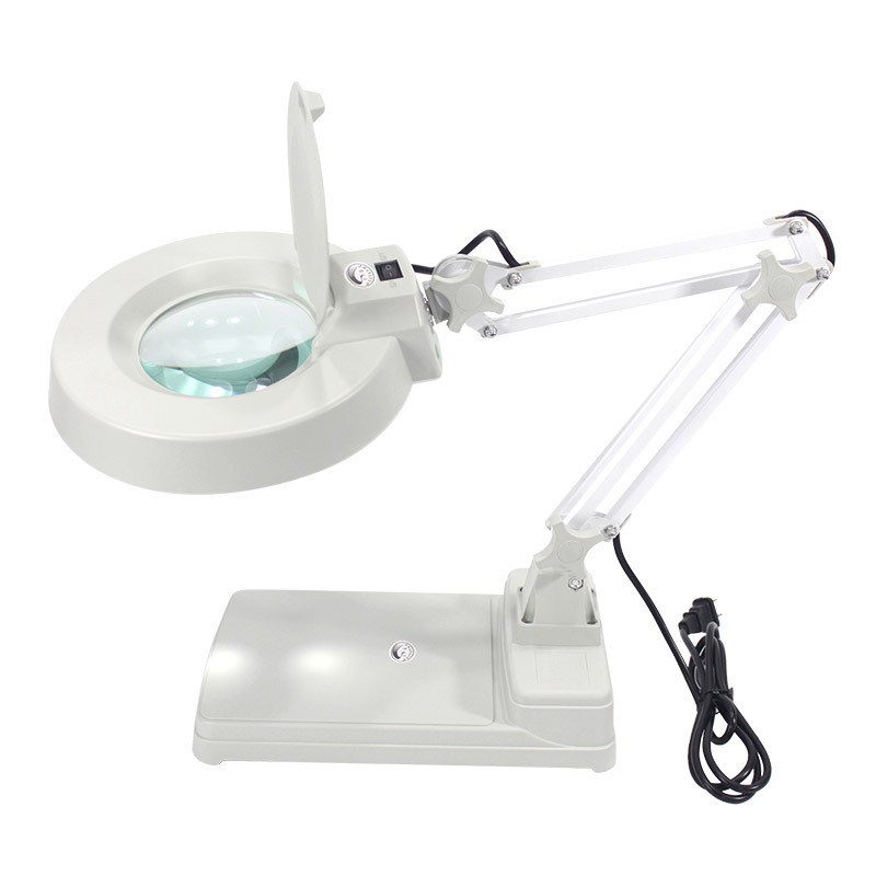 Zhang Flying Company High Clear LT-86C Collapse workstation magnifying mirror lamp belt lighting LED glass light