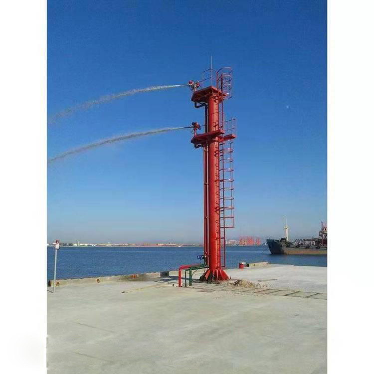 Operation of platform port fire-fire-fire-fire-fire-fire-fighting equipment, one/two floors at Shandong industrial site