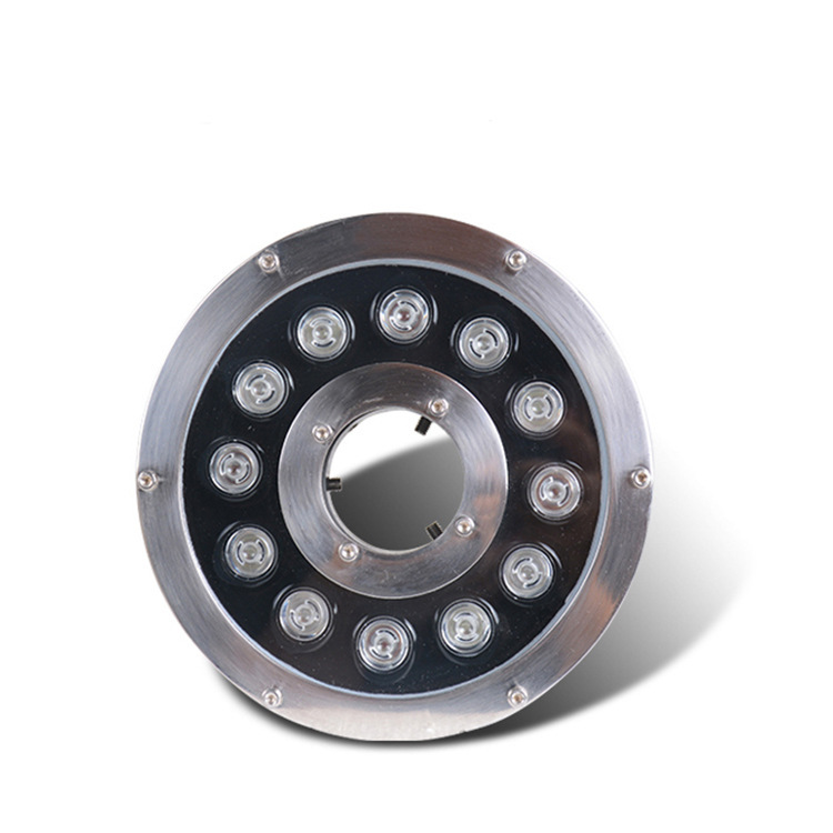 Project to light the LED fountainlighting pool landscape light, 24V pool stainless steel bottom floodlights underwater