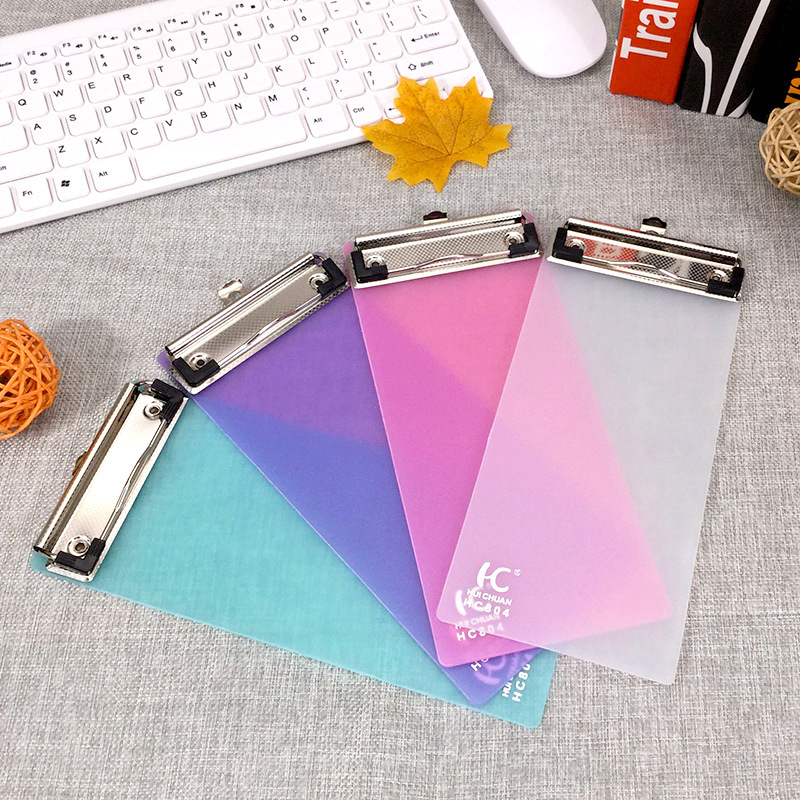 Bảng tập tin A5, sách nhựa PVC ký sinh viên bản đồ trình đơn bảng, văn phòng tùy chỉnh