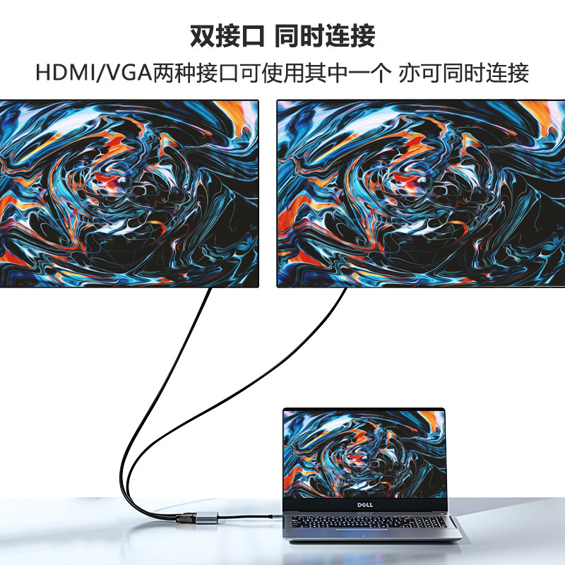 gõ C để HDMI+VGA trạm xe đạp laptop để chạy thẻ