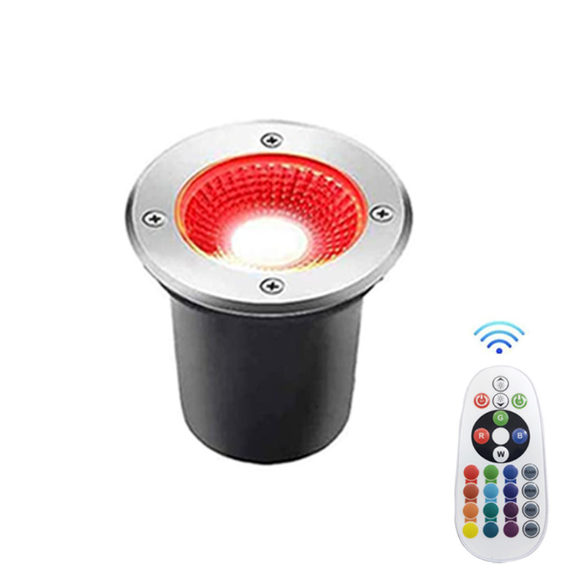 Amazon heat sales 12-24V wireless RF remote-controlled RGB courtyard lights, deck wells.