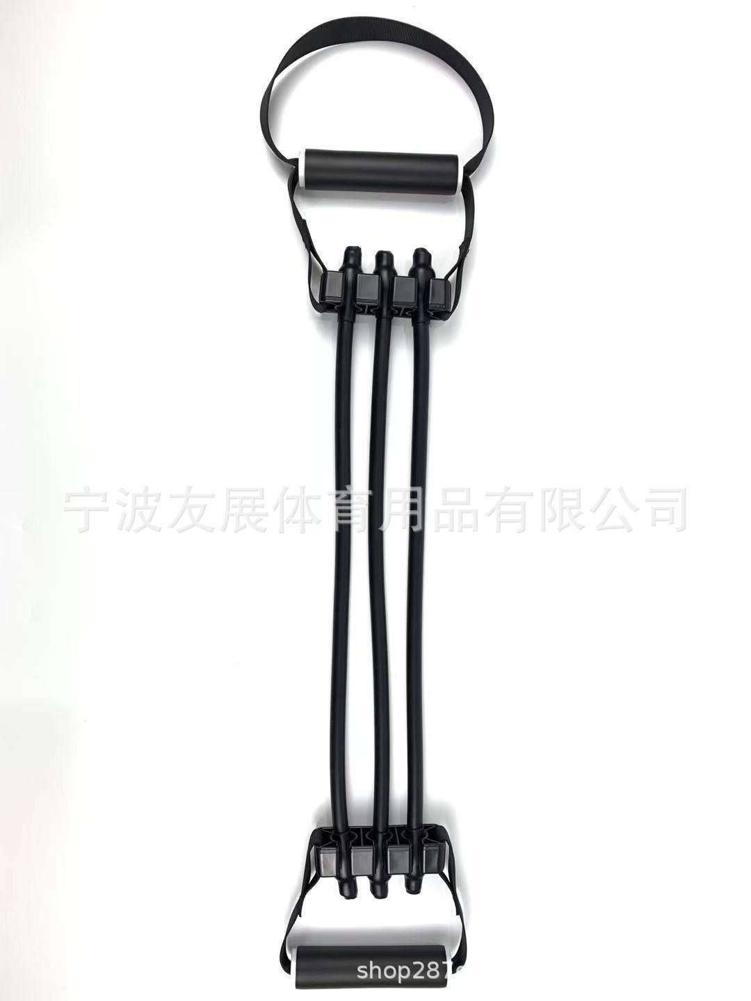 The extended chest stretcher, the stretcher, the stretcher, the stretcher, the puller.