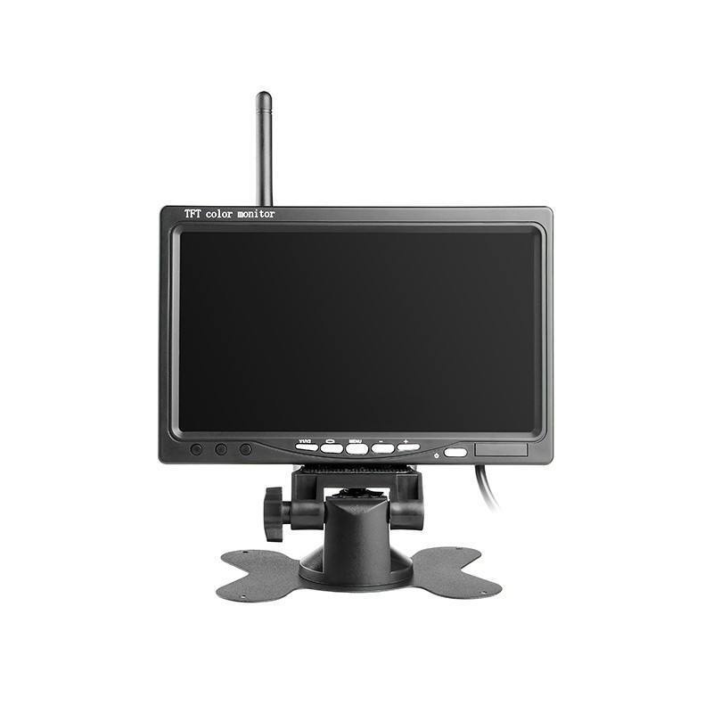 7-inch wireless monitor with a bus wireless back-up image 2.4G transceiver high-clean truck camera