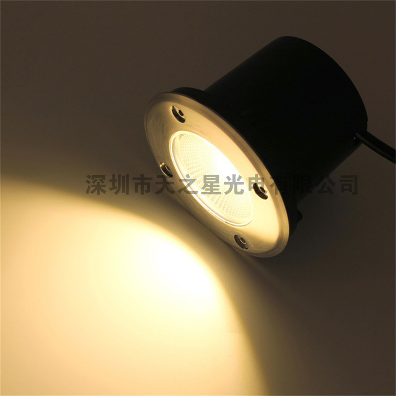 Cross-border heat sales of COB burial light 3w6w7w10w, off-site light for 12V Park Square.