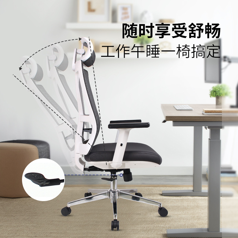 Wholesale plastic from the Fushan factory, with back up and down the computer chair bow chair, the human engineer chair is comfortable in the office chair.