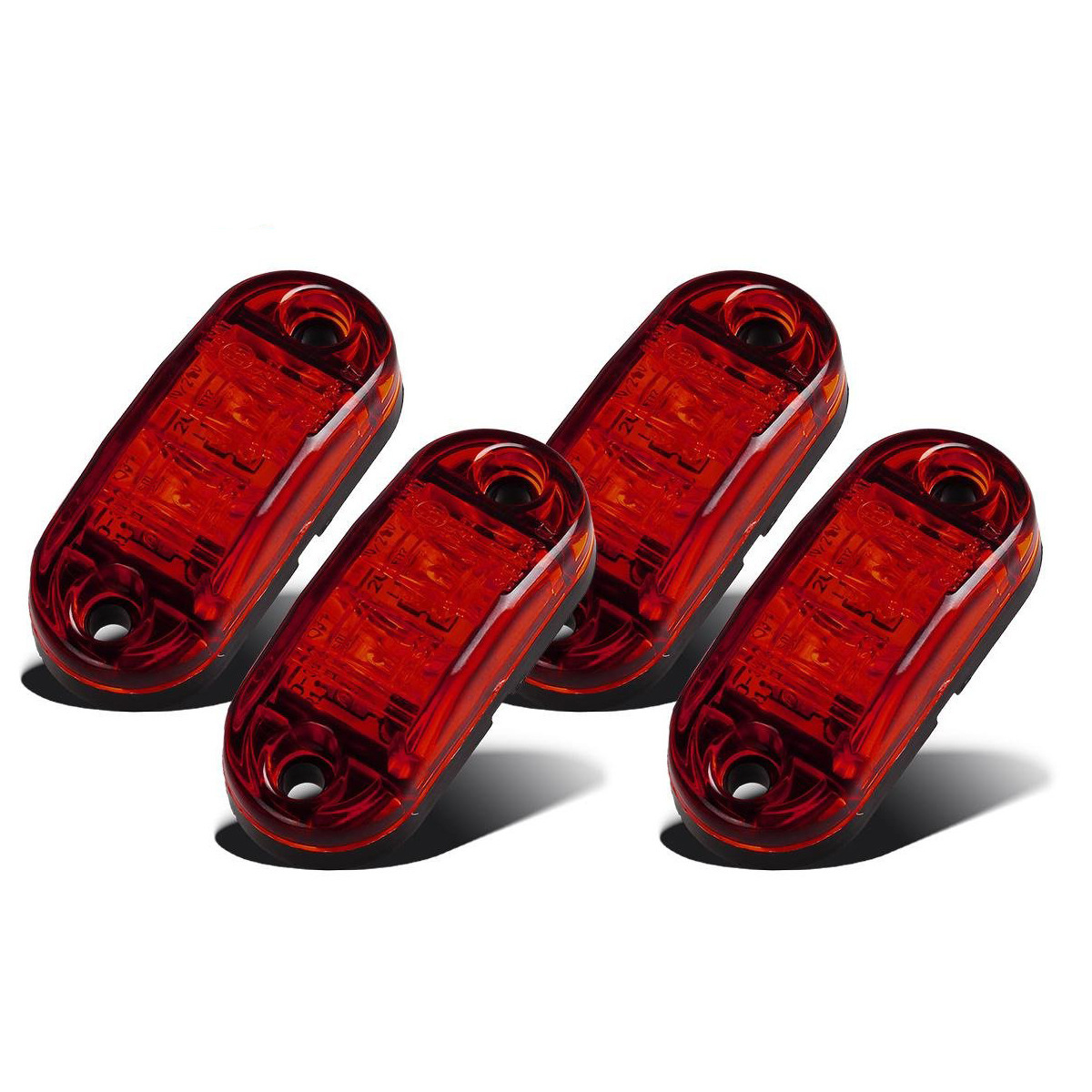 Four pairs of 2.5-inch 2-lit LED-door lights on the sidelight panel.