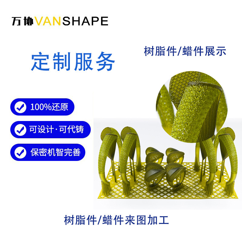 Vanshape3D printing service to customize jewellery resin SLA/DLP/LCD photosensitive resin material