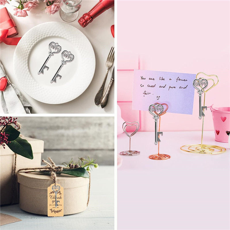 Chìa khóa của chai đỏ mở tiệc mừng đám cưới trang trí cho tiệc Giáng sinh.