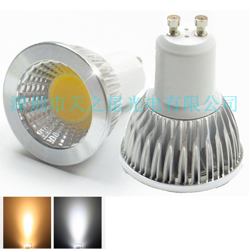 LED cho nền tảng giao dịch nước ngoài ebay 3w5w7w Đèn COB GU10 áp suất cao 220v cắm ánh sáng